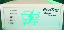 Front panel of RFID-radar console